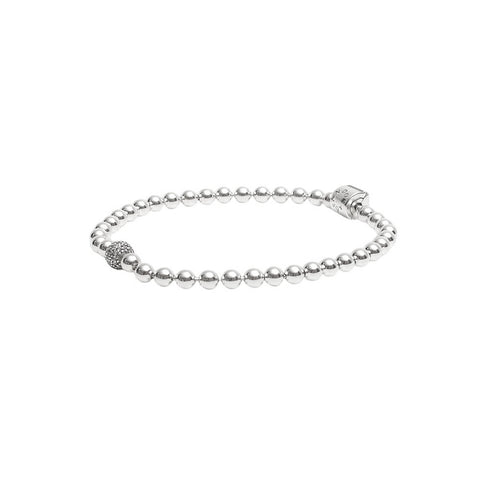 【ブランド純正BOX&ショッパー付き】 パンドラ PANDORA Beads & Pav Bracelet アクセサリー ブレスレット 598342CZ-17 レディース シルバー
